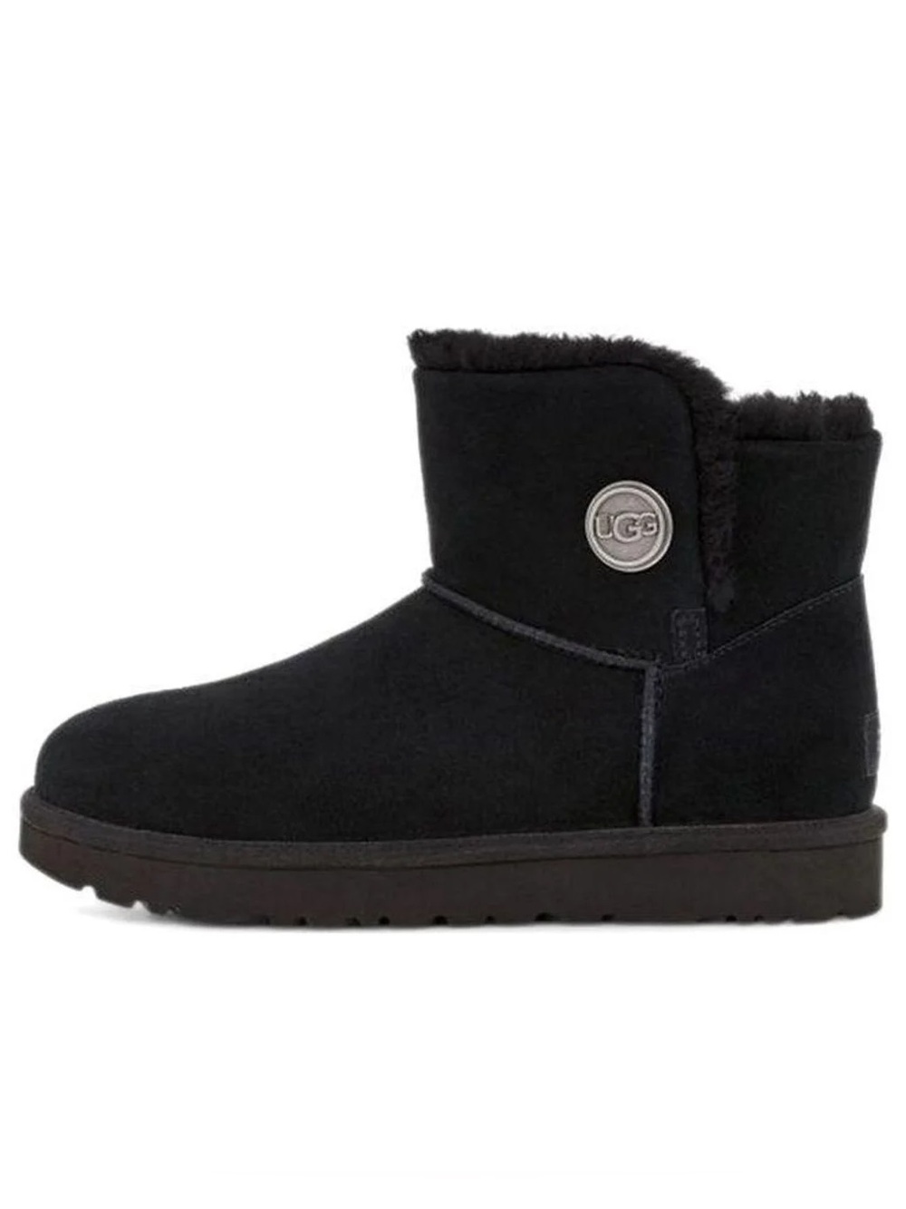 UGG mini Bailey snaps in black boots